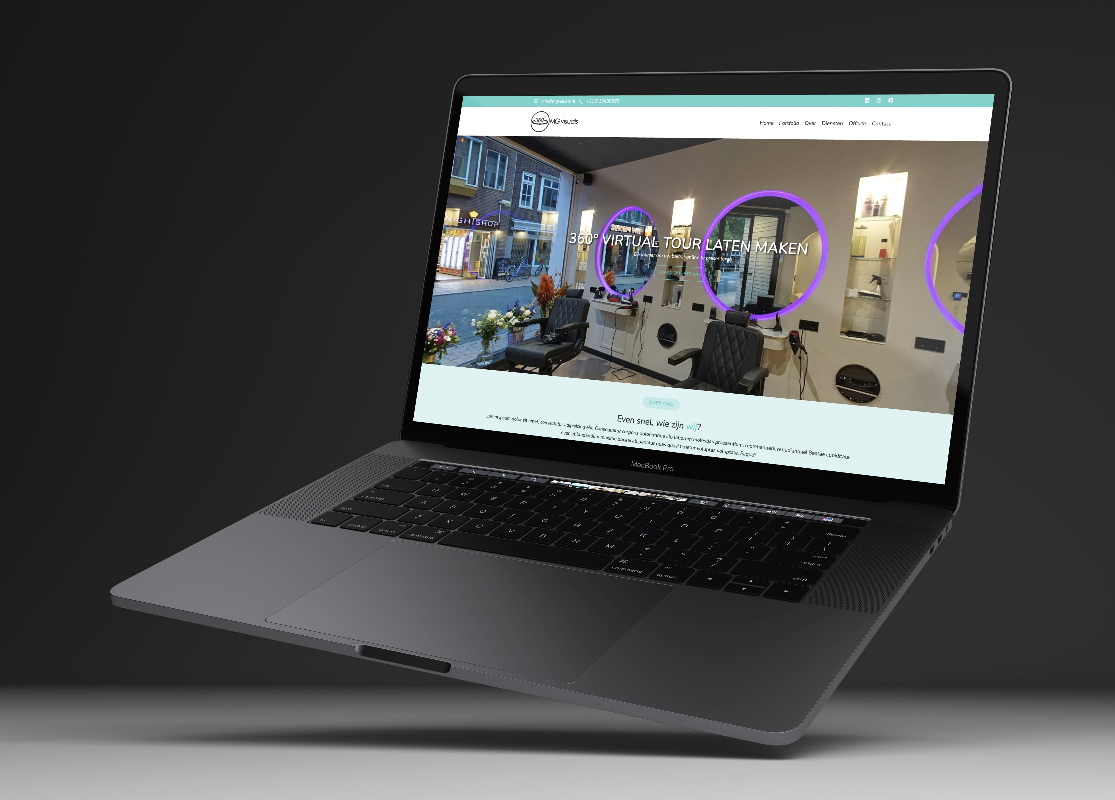 Screenshot of MG Visuals